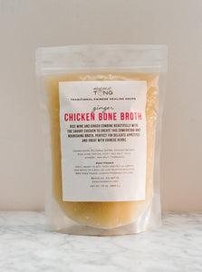 Ginger Chicken Bone Broth: 16oz Frozen