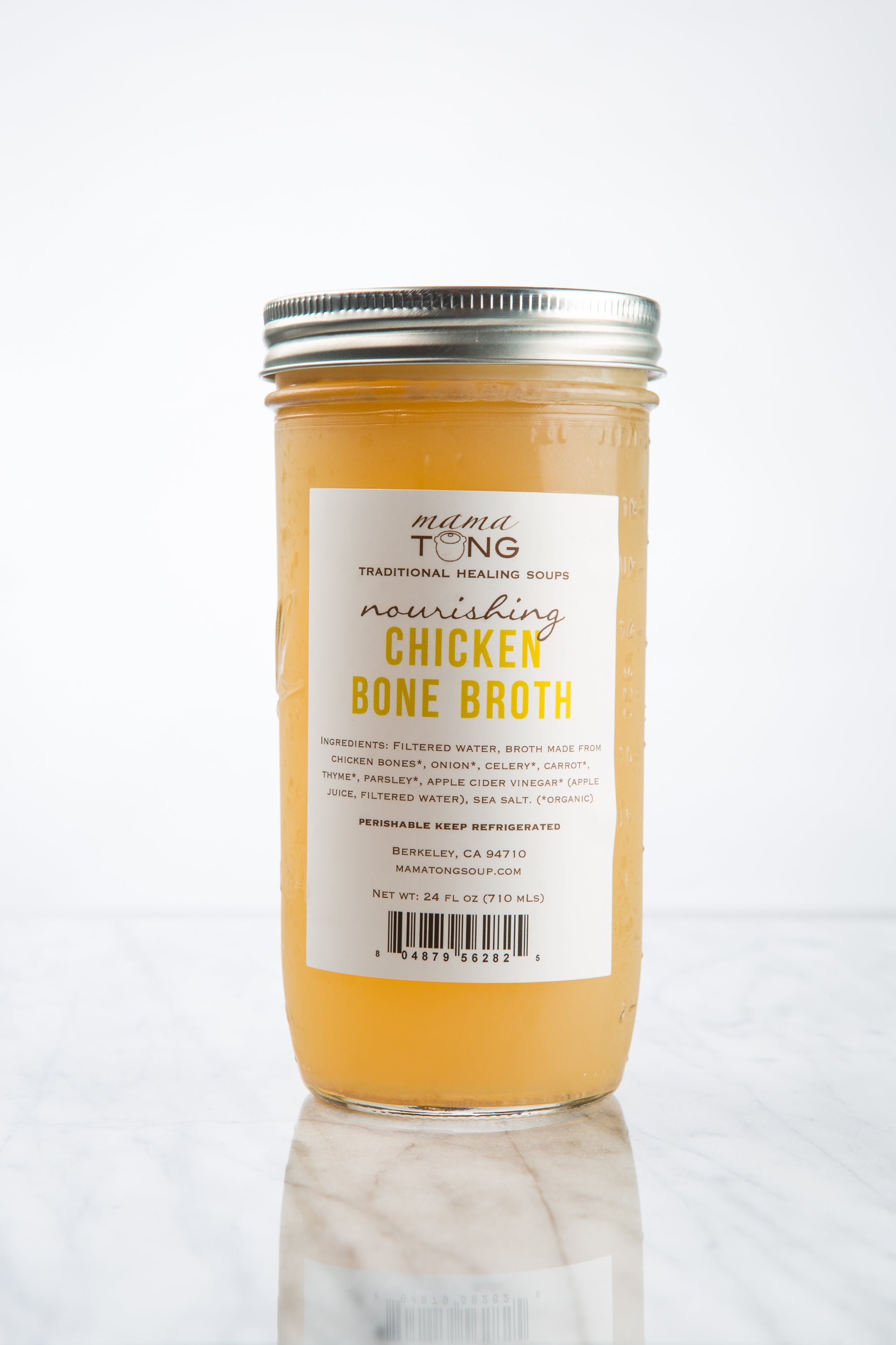 Chicken Bone Broth: 24oz Refrigerated